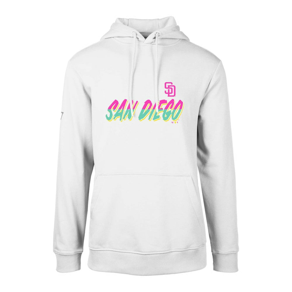 San Diego Padres Levelwear City Connect Podium Core Logo Pullover Hoodie On Sale