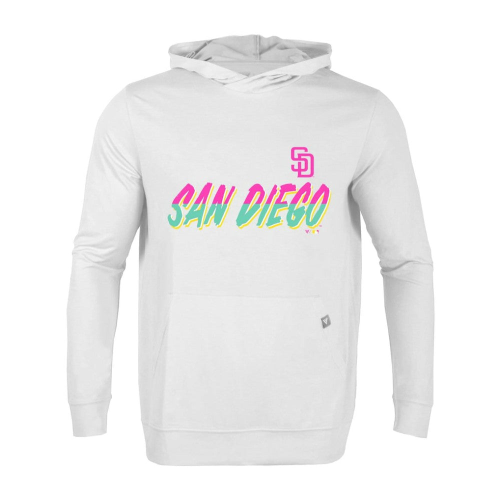 San Diego Padres Levelwear City Connect Relay Core Logo Pullover Hoodie Sale