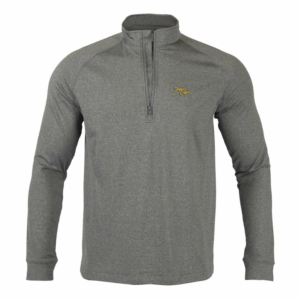 Milwaukee Brewers Levelwear City Connect Calibre Insignia Core Quarter-Zip Pullover Top Lifestyle