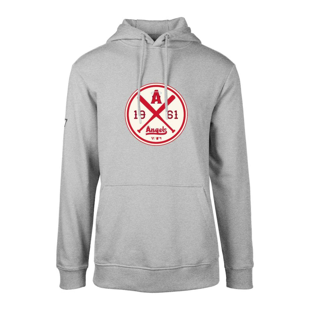 Los Angeles Angels Levelwear City Connect Podium Strike Pullover Hoodie On Sale