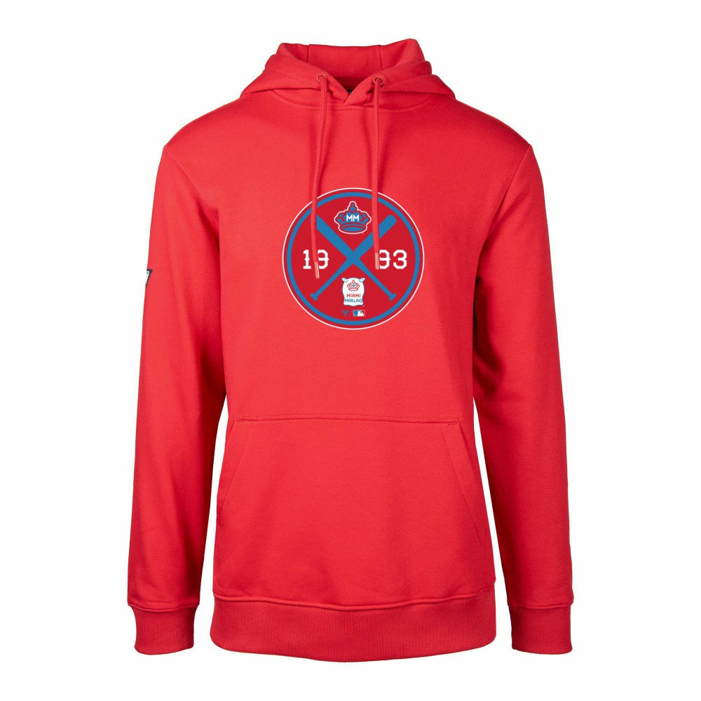 Miami Marlins Levelwear City Connect Podium Strike Pullover Hoodie for sale