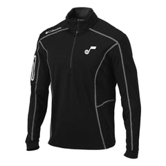 Columbia - Utah Jazz Omni-Wick Shotgun Quarter-Zip Pullover Top - Black