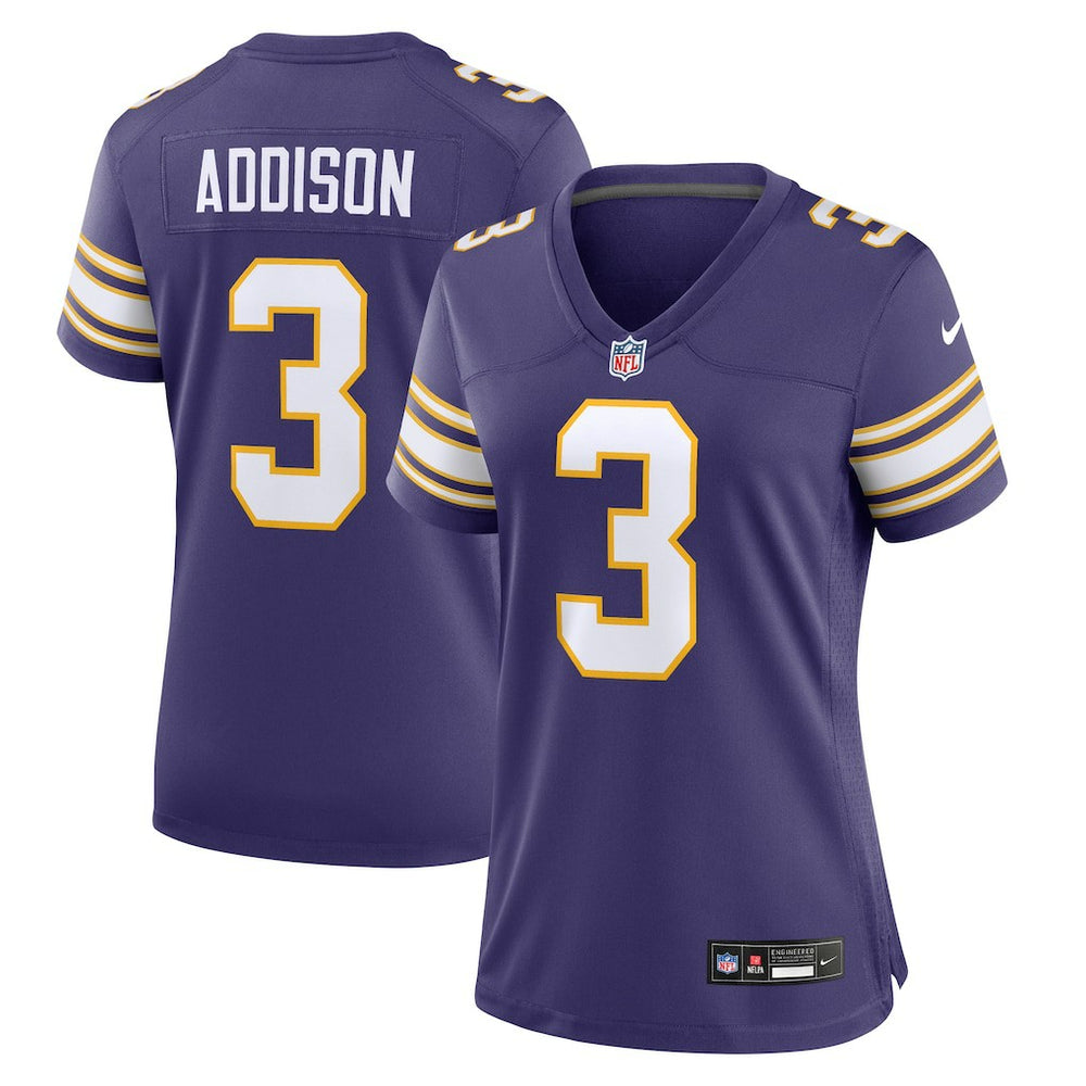 Jordan Addison Minnesota Vikings Women's Alternate Game Jersey Purple - Nike