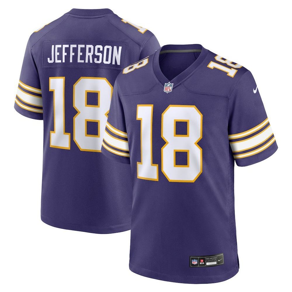Justin Jefferson Minnesota Vikings Classic Player Game Jersey Purple - Nike