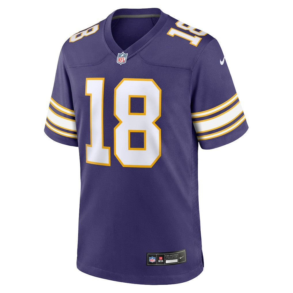 Justin Jefferson Minnesota Vikings Classic Player Game Jersey Purple - Nike