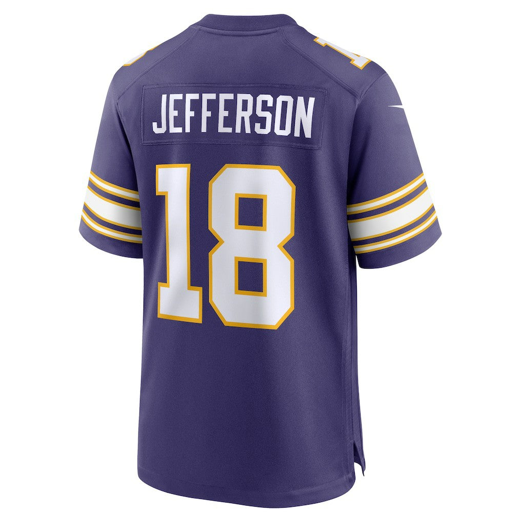 Justin Jefferson Minnesota Vikings Classic Player Game Jersey Purple - Nike