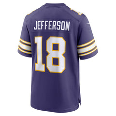 Justin Jefferson Minnesota Vikings Classic Player Game Jersey Purple - Nike