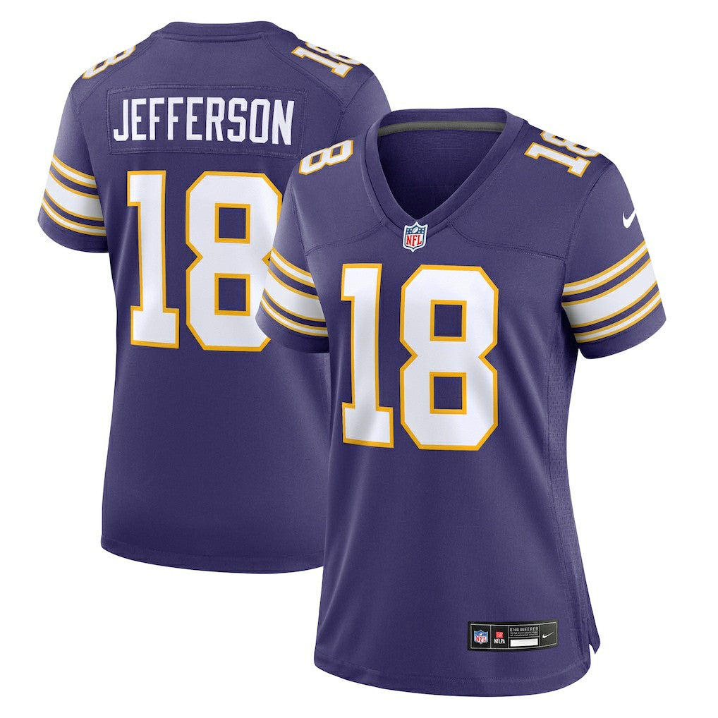 Justin Jefferson Minnesota Vikings Women's Player Jersey Purple - Nike