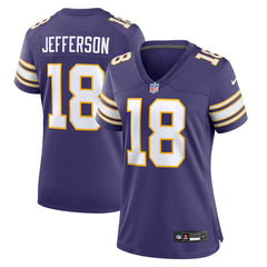 Justin Jefferson Minnesota Vikings Women's Player Jersey Purple - Nike