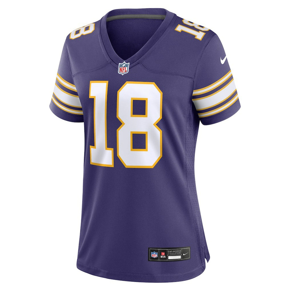 Justin Jefferson Minnesota Vikings Women's Player Jersey Purple - Nike