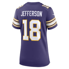 Justin Jefferson Minnesota Vikings Women's Player Jersey Purple - Nike