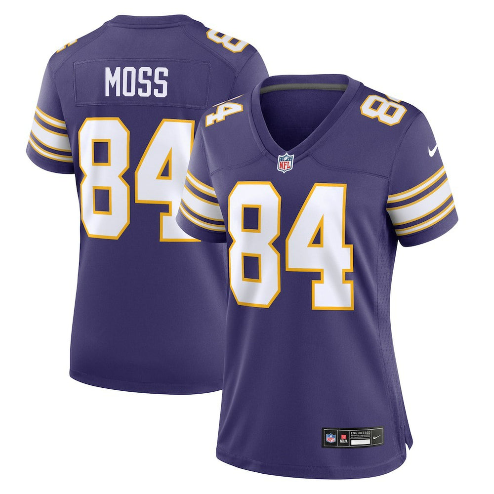 Randy Moss Minnesota Vikings Women's Classic Retired Player Game Jersey Purple - Nike