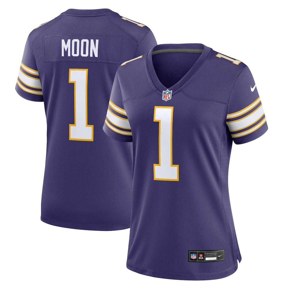 Warren Moon Minnesota Vikings Women's Classic Retired Player Game Jersey Purple - Nike