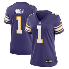 Warren Moon Minnesota Vikings Women's Classic Retired Player Game Jersey Purple - Nike