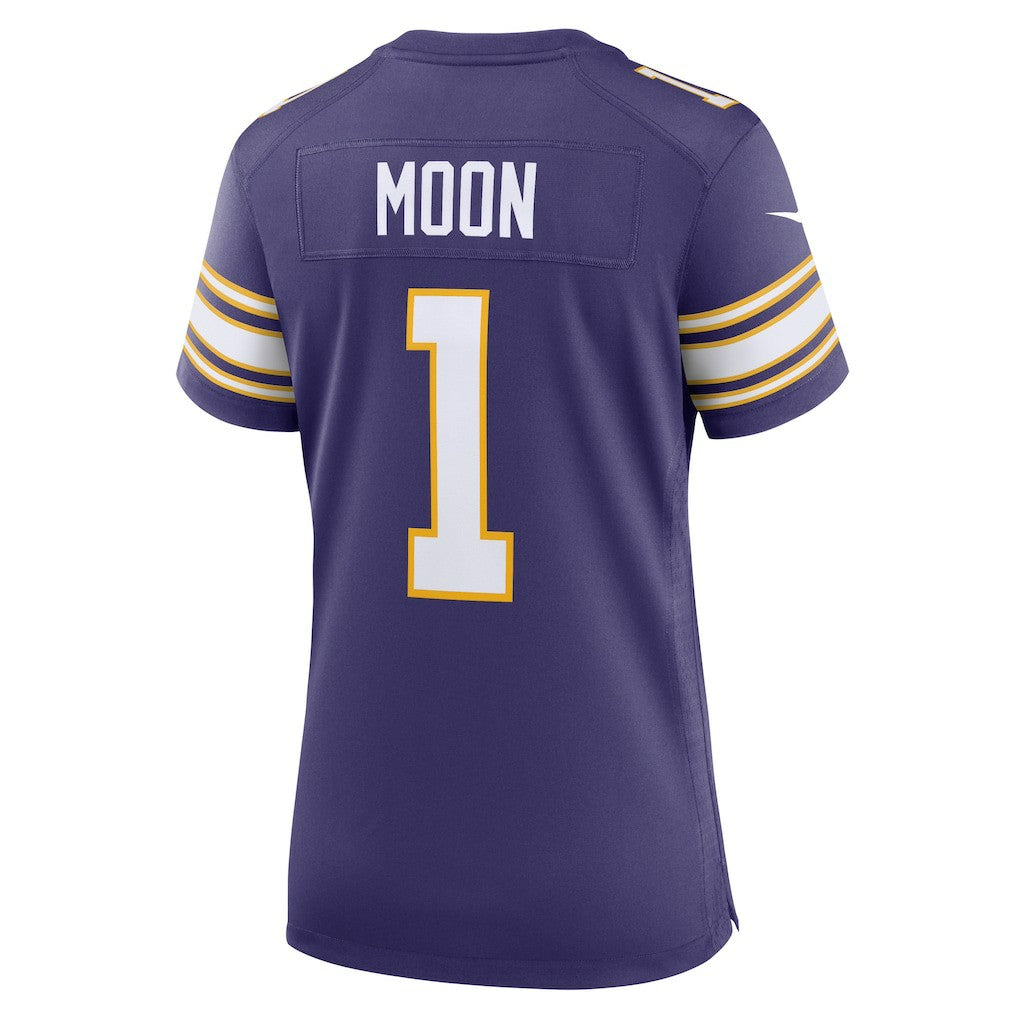 Warren Moon Minnesota Vikings Women's Classic Retired Player Game Jersey Purple - Nike