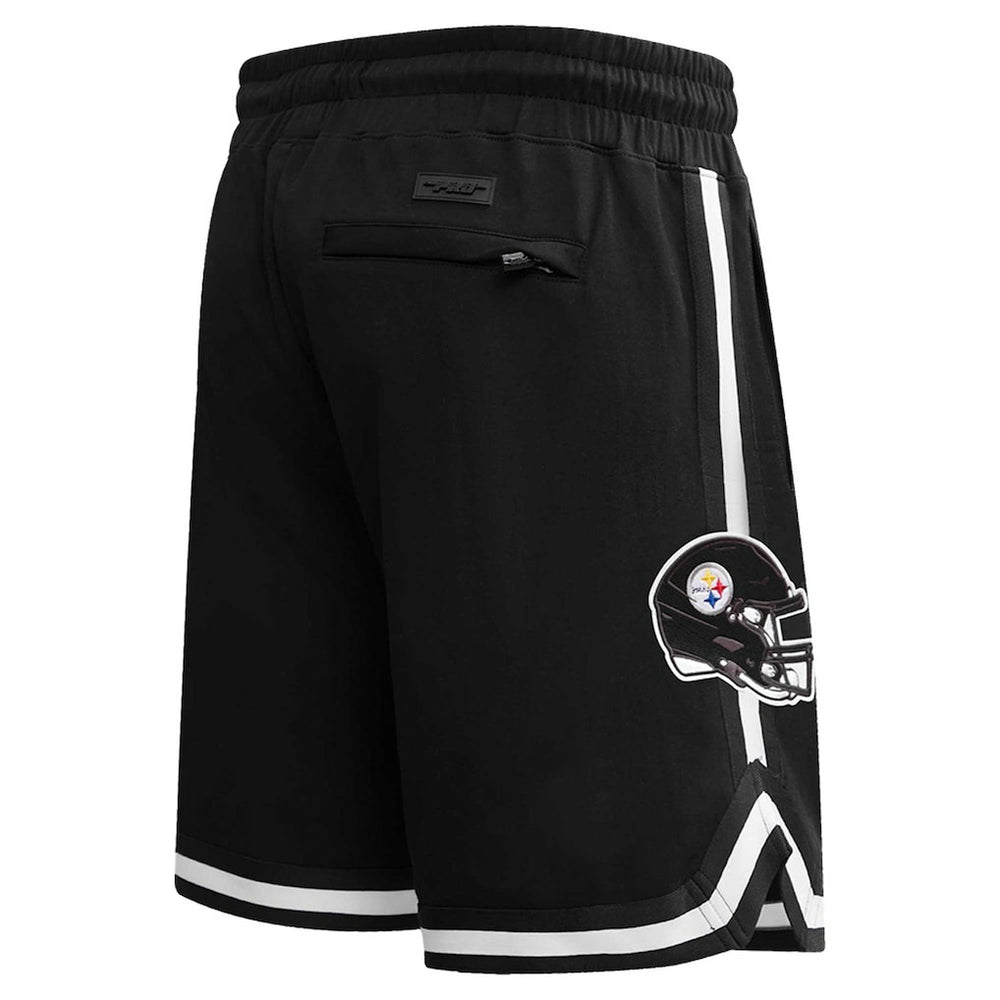 Pittsburgh Steelers Pro Standard Classic Chenille Shorts Black - NFL