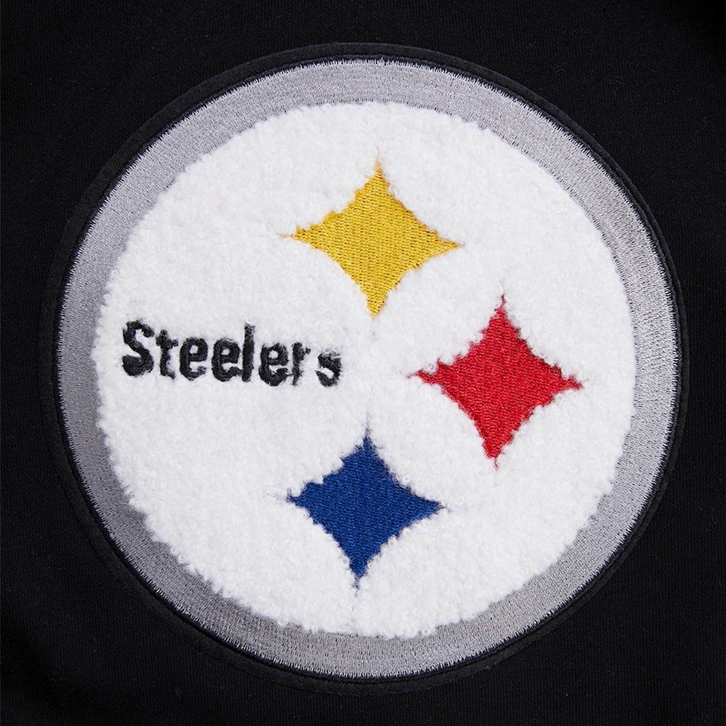 Pittsburgh Steelers Pro Standard Classic Chenille Shorts Black - NFL