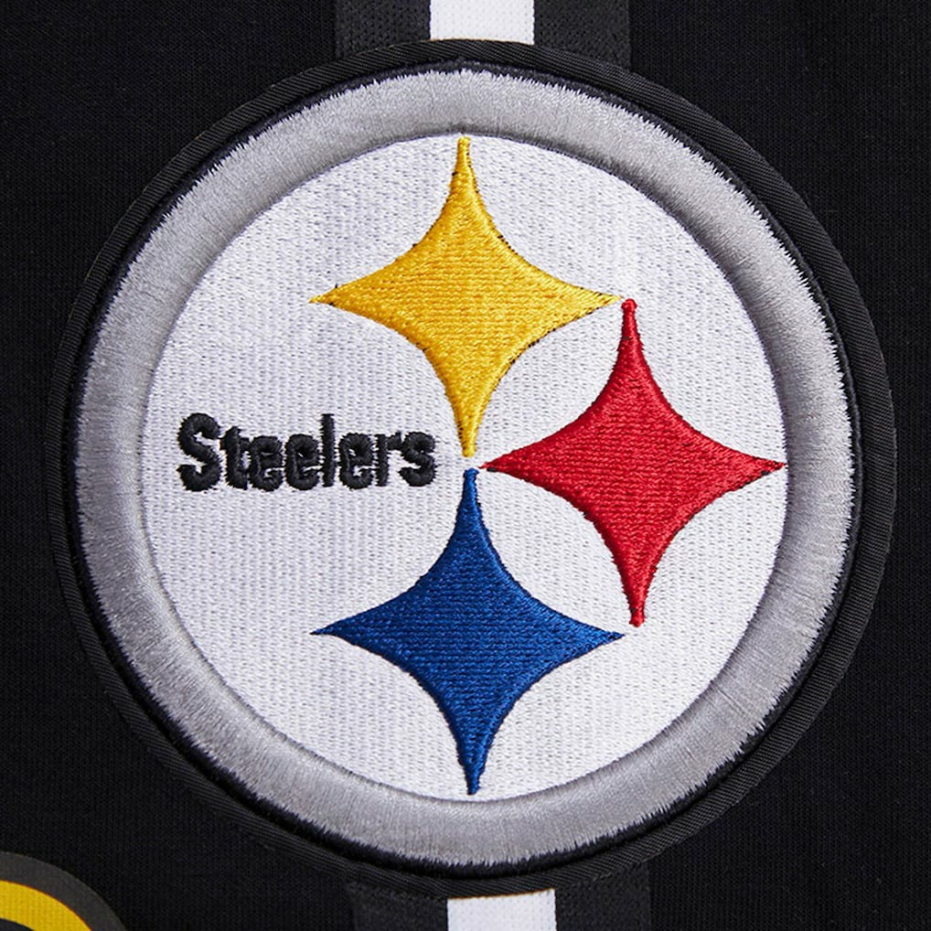 Pittsburgh Steelers Pro Standard Classic Chenille Shorts Black - NFL