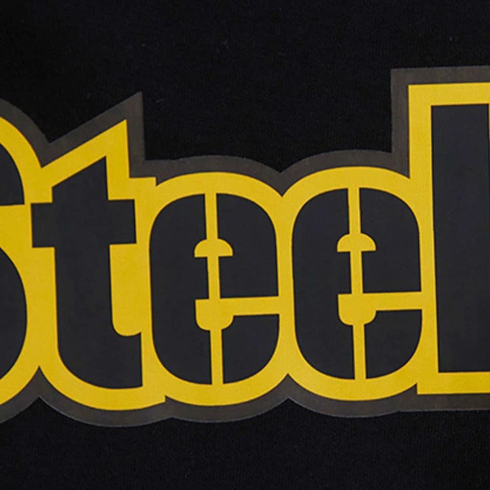 Pittsburgh Steelers Pro Standard Classic Chenille Shorts Black - NFL