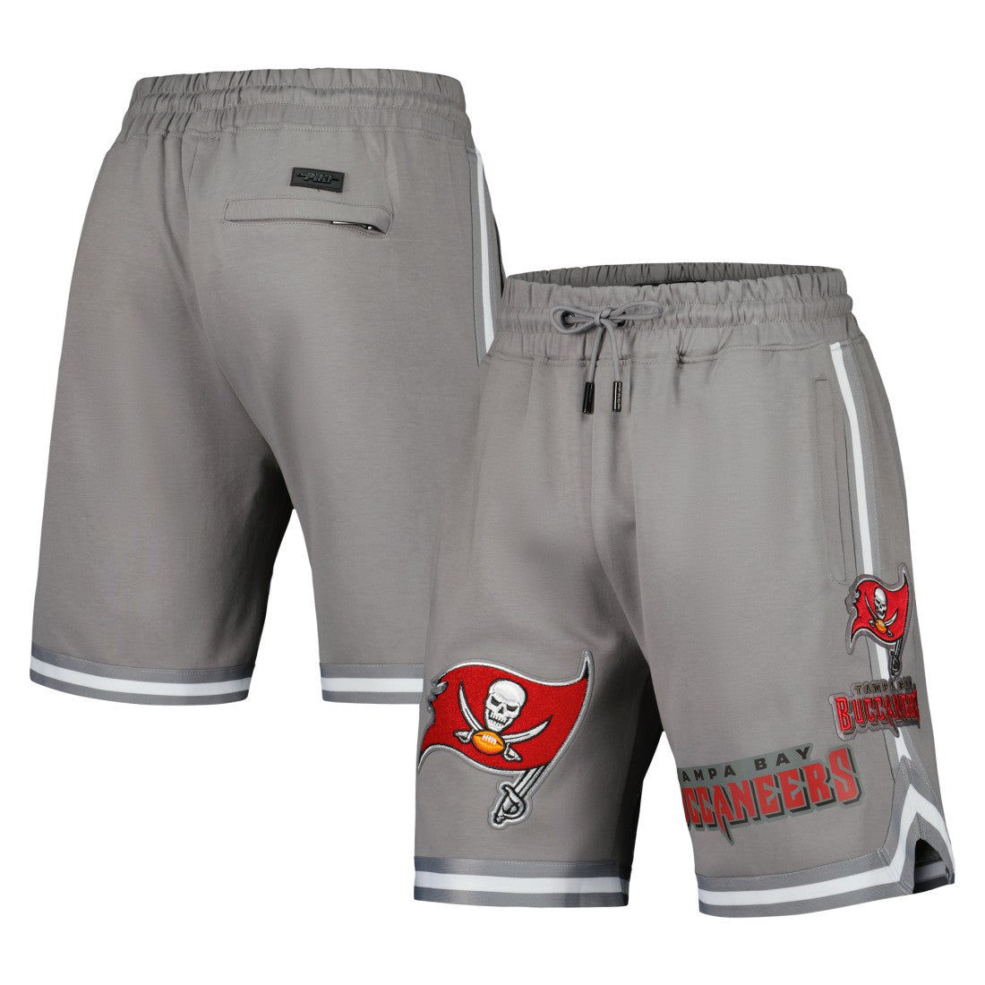 Tampa Bay Buccaneers Pro Standard Classic Chenille Shorts Gray - NFL