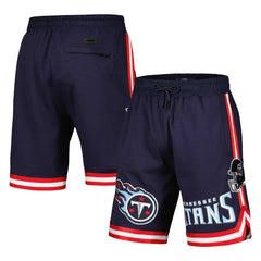 Tennessee Titans Pro Standard Classic Chenille Shorts Navy - NFL