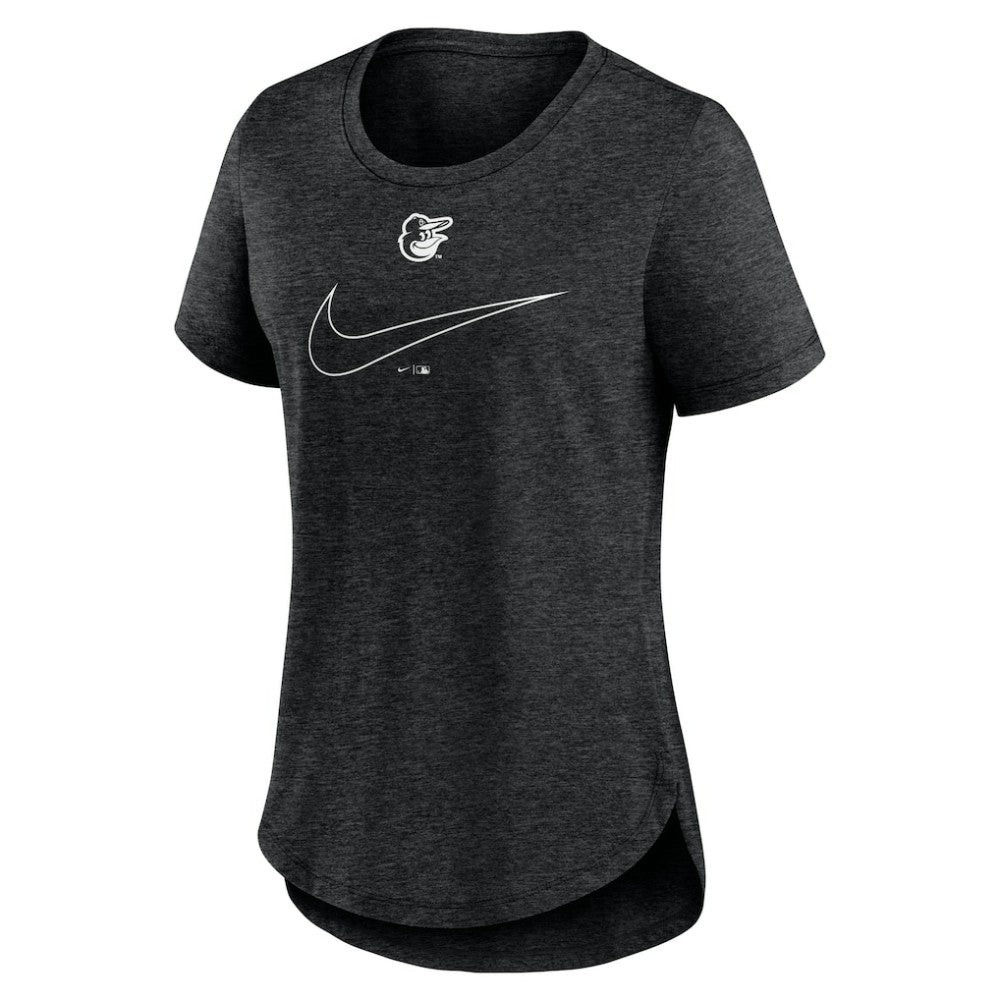 Baltimore Orioles Nike Women's Big Swoosh Tri-Blend Scoop Neck T-Shirt for sale