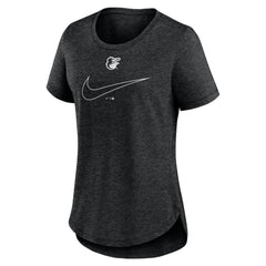 Baltimore Orioles Nike Women's Big Swoosh Tri-Blend Scoop Neck T-Shirt for sale