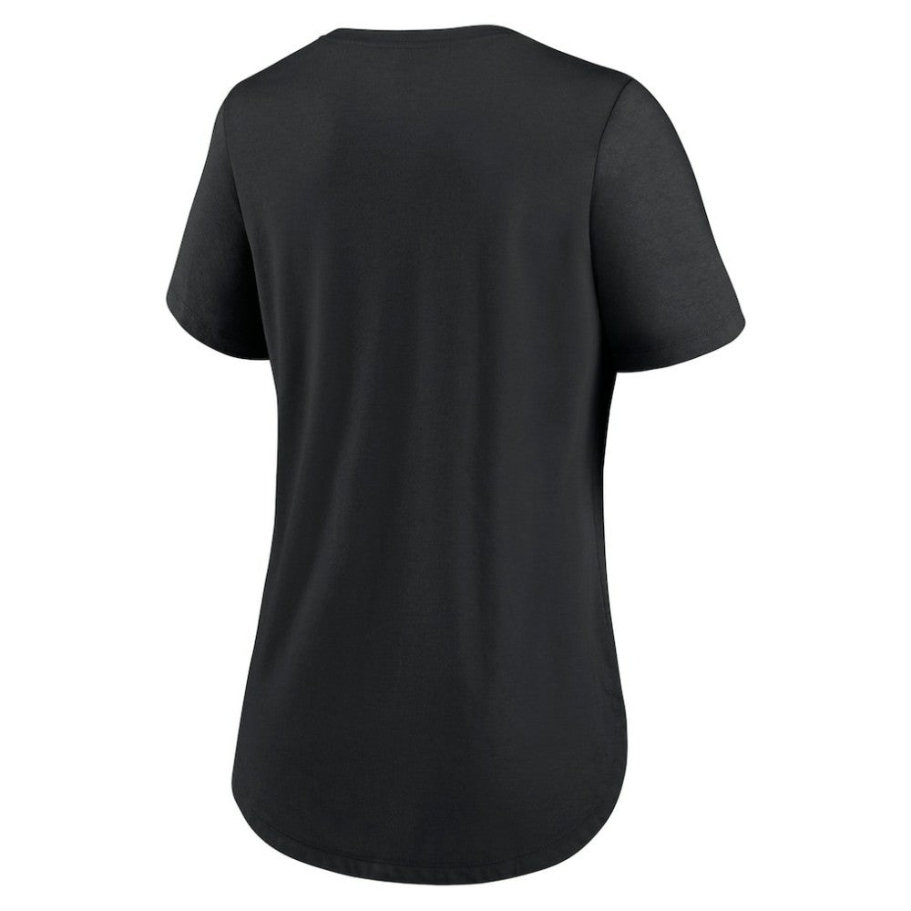 Tampa Bay Rays Nike Women's Big Swoosh Tri-Blend Scoop Neck T-Shirt Clearance