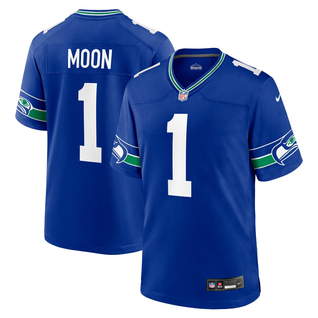 Warren Moon Seattle Seahawks Retired Player Alternate Game Jersey Royal - Nike