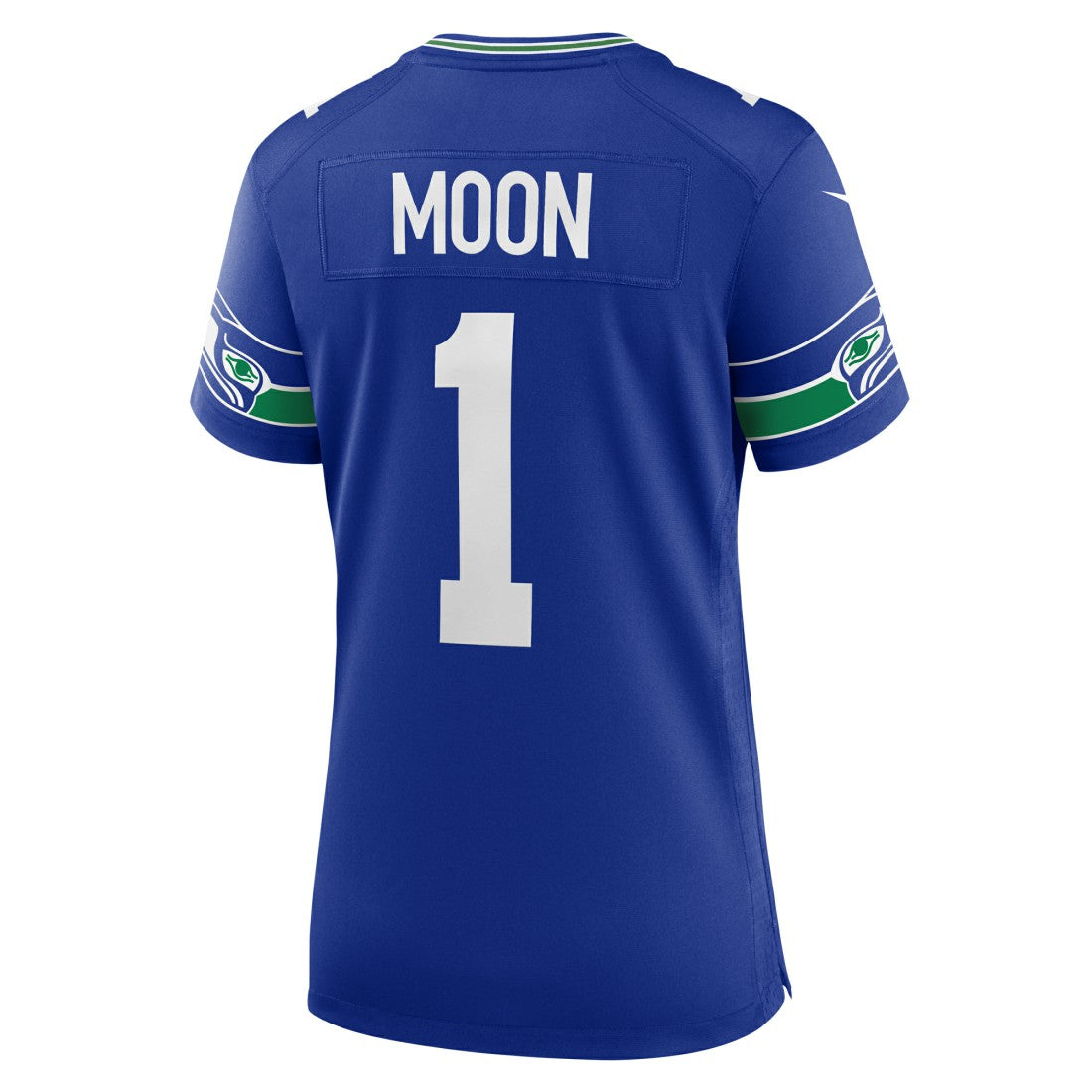 Warren Moon Seattle Seahawks Women's Throwback Retired Player Game Jersey Royal - Nike