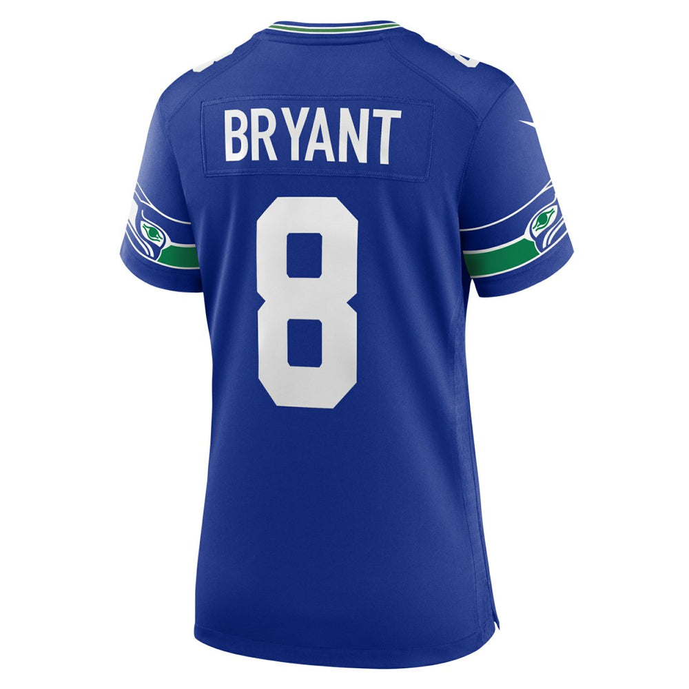 Coby Bryant Seattle Seahawks Women's Throwback Player Game Jersey Royal - Nike