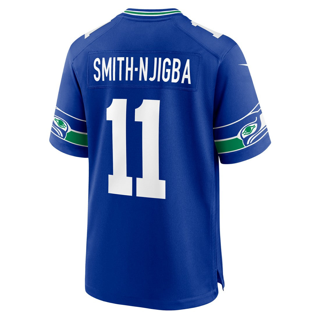 Jaxon Smith-Njigba Seattle Seahawks Throwback Player Game Jersey - Royal | NFL Jerseys