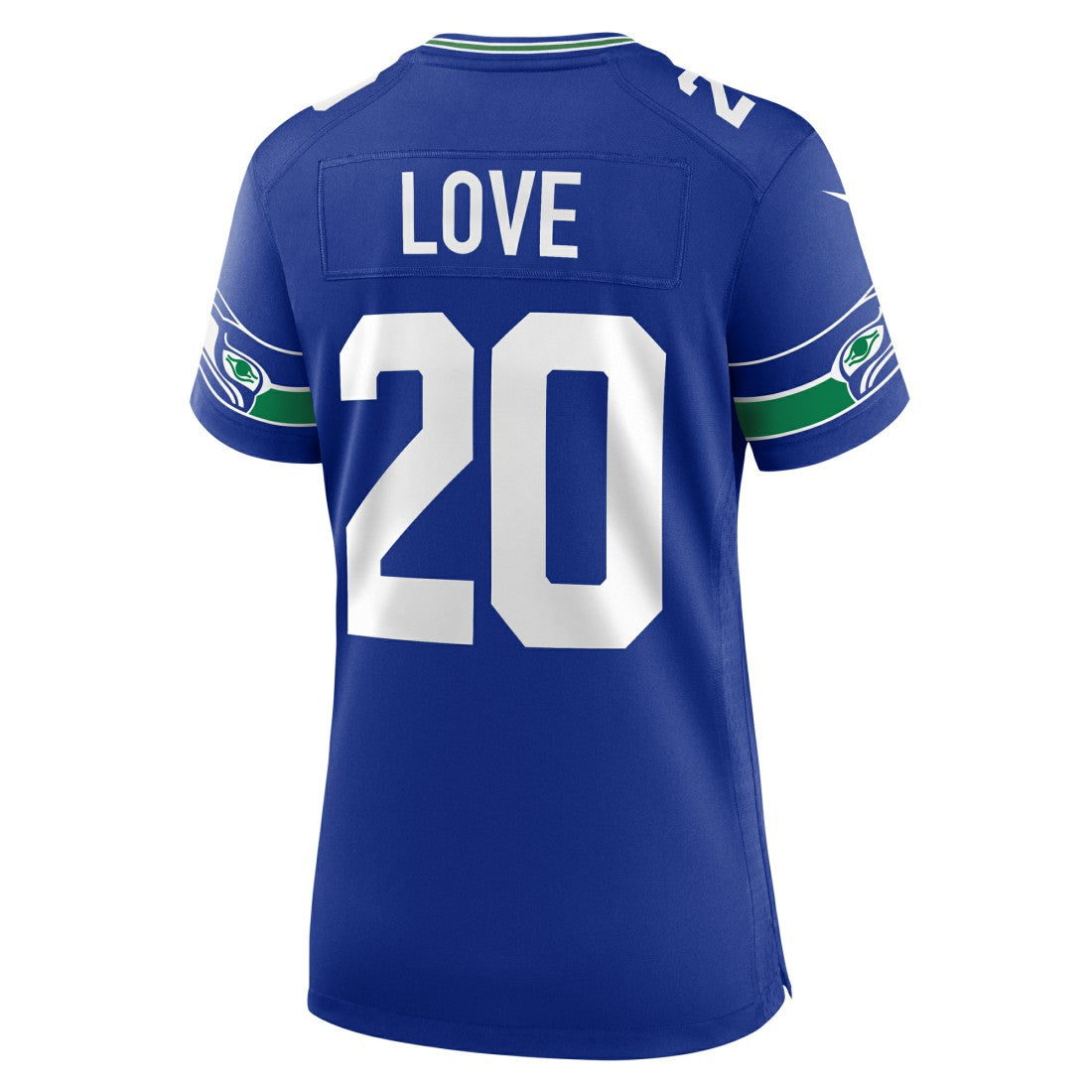 Julian Love Seattle Seahawks Women's Throwback Player Game Jersey Royal - Nike
