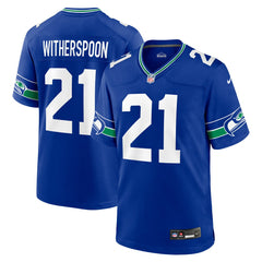 Devon Witherspoon Seattle Seahawks Throwback Player Game Jersey Royal - Nike