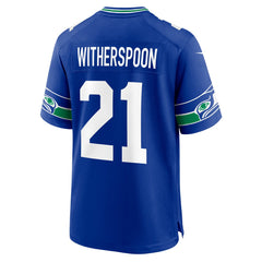 Devon Witherspoon Seattle Seahawks Throwback Player Game Jersey Royal - Nike