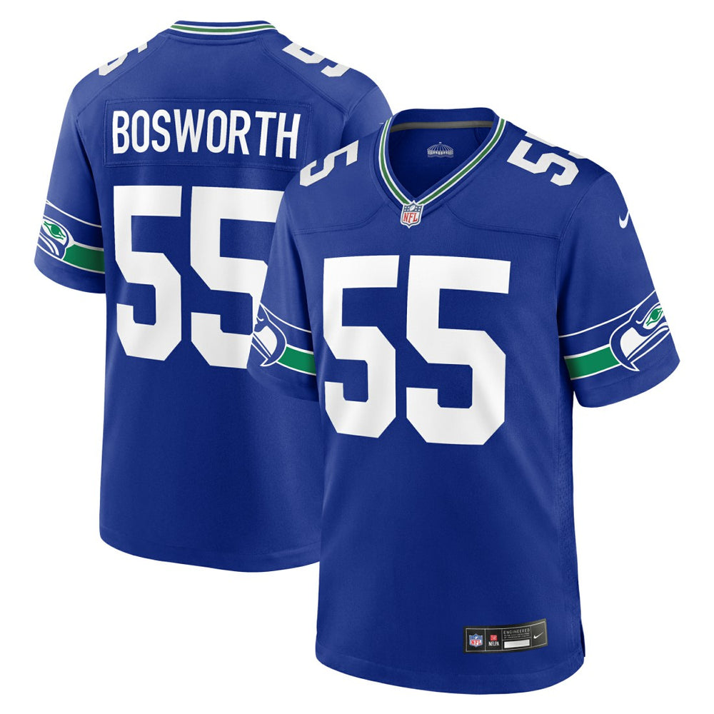 Brian Bosworth Seattle Seahawks Retired Player Alternate Game Jersey Royal - Nike