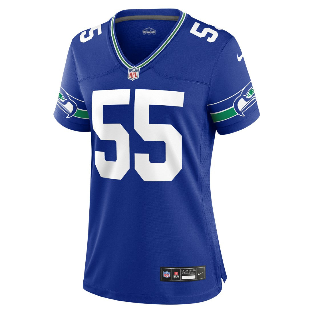 Brian Bosworth Seattle Seahawks Women's Throwback Retired Player Game Jersey Royal - Nike