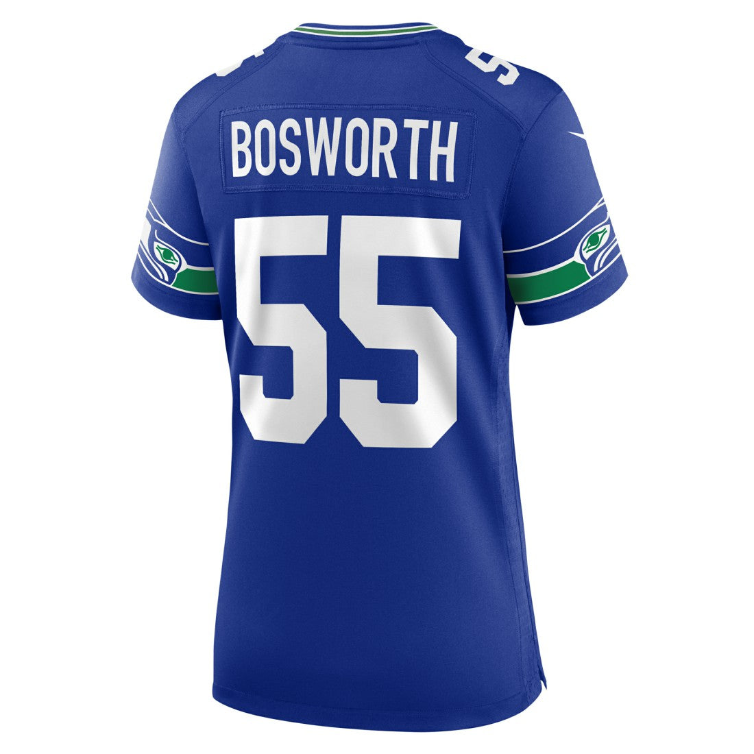 Brian Bosworth Seattle Seahawks Women's Throwback Retired Player Game Jersey - Royal | NFL Jerseys
