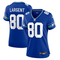 Steve Largent Seattle Seahawks Women's Throwback Retired Player Game Jersey Royal - Nike