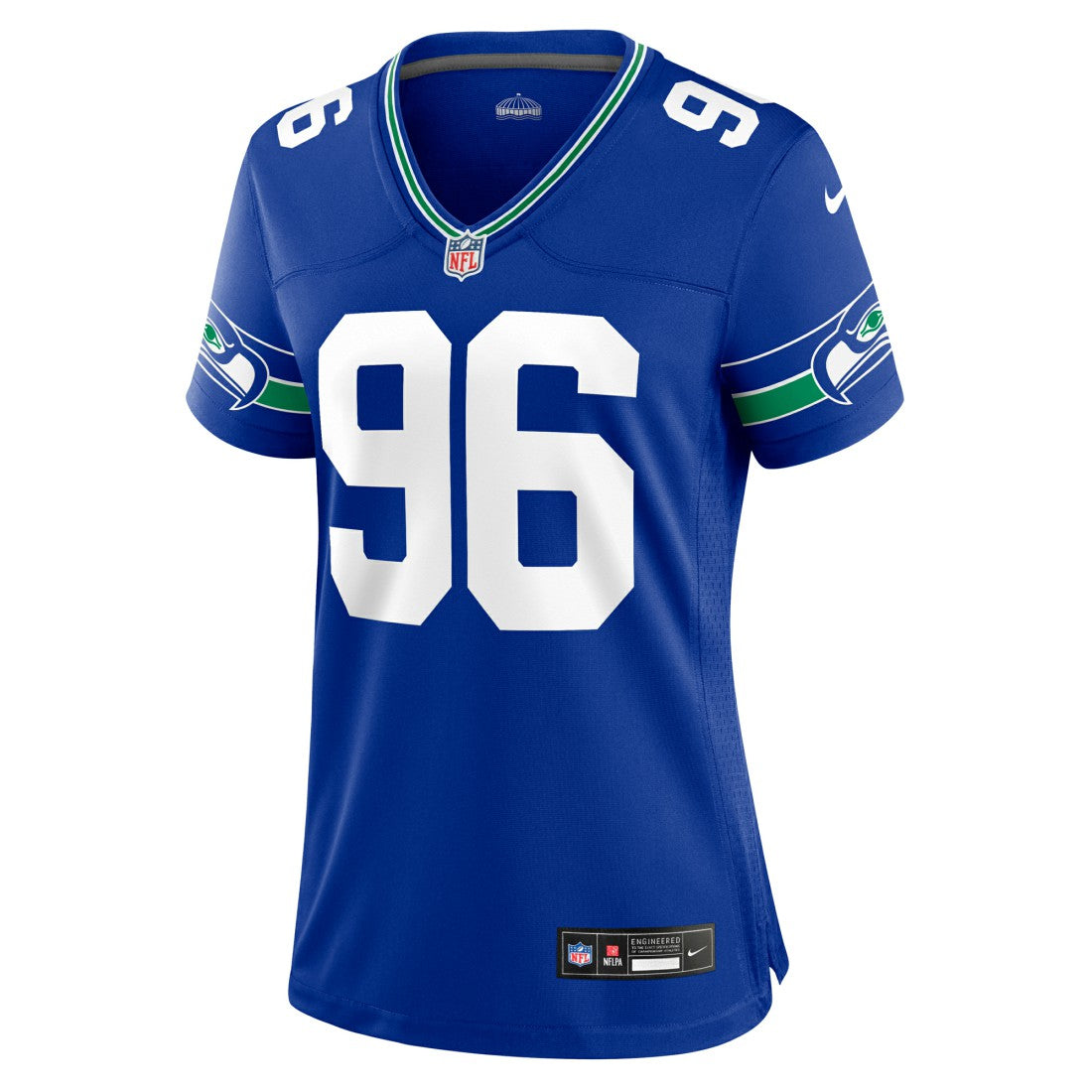 Cortez Kennedy Seattle Seahawks Women's Throwback Player Game Jersey Royal - Nike