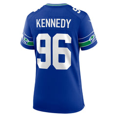 Cortez Kennedy Seattle Seahawks Women's Throwback Player Game Jersey Royal - Nike