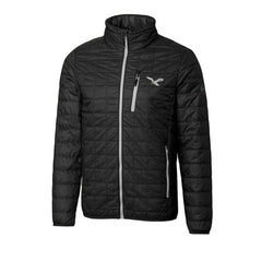Philadelphia Eagles Cutter & Buck Rainier PrimaLoft Eco Insulated Full-Zip Puffer Jacket Black - NFL