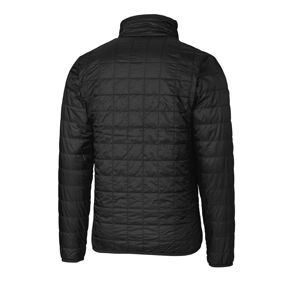 Philadelphia Eagles Cutter & Buck Rainier PrimaLoft Eco Insulated Full-Zip Puffer Jacket Black - NFL