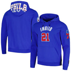 NBA - Joel Embiid Philadelphia 76ers Pro Standard Player Pullover Hoodie - Royal