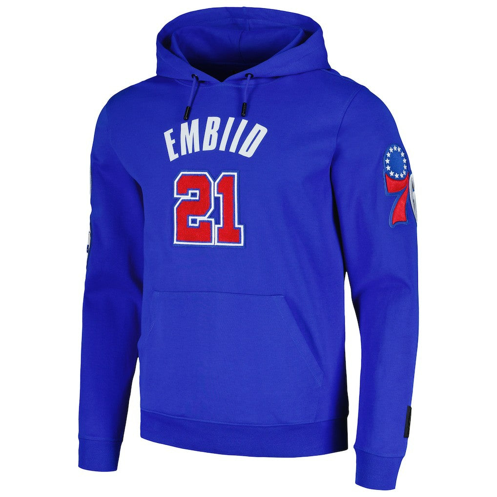 NBA - Joel Embiid Philadelphia 76ers Pro Standard Player Pullover Hoodie - Royal
