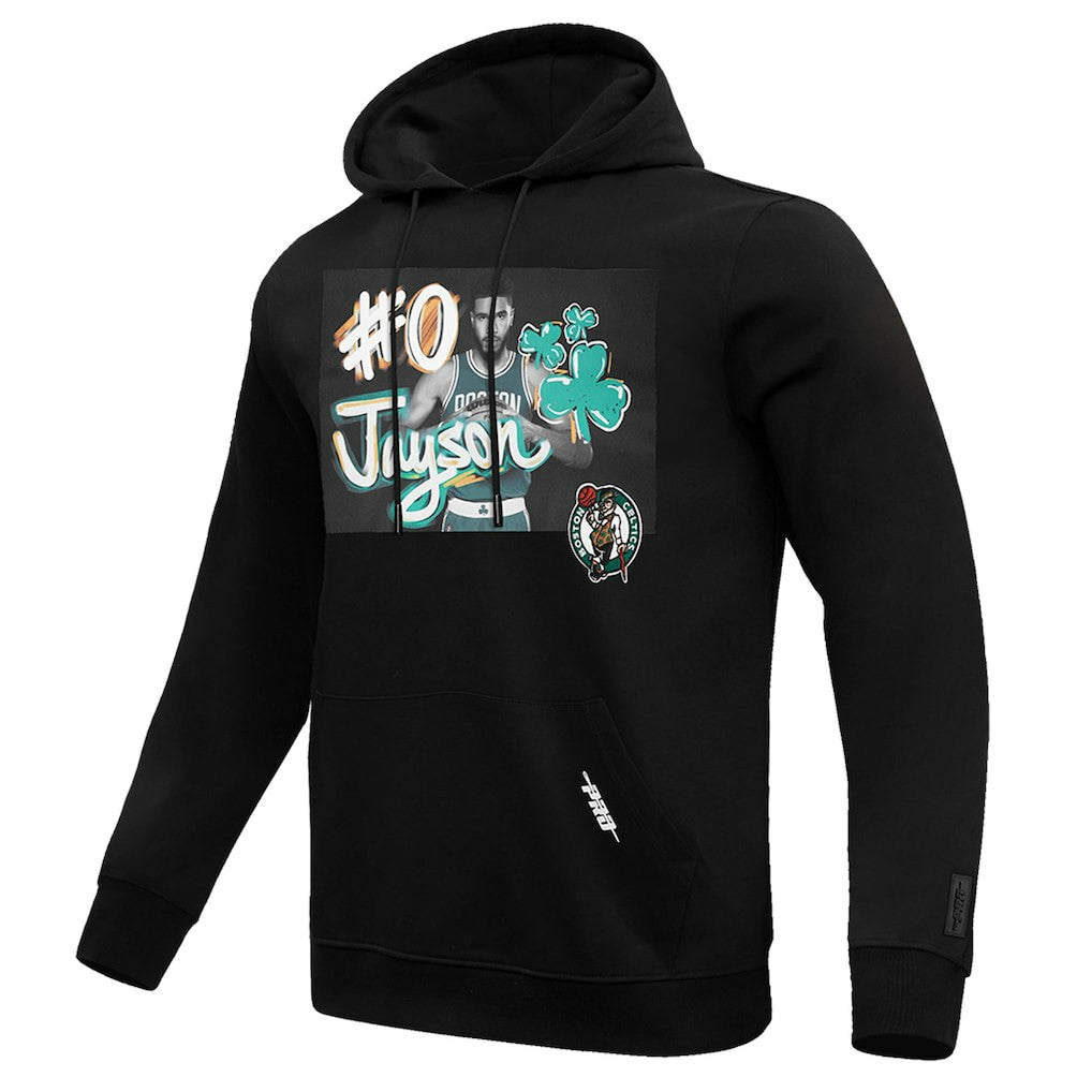 NBA - Jayson Tatum Boston Celtics Pro Standard Player Yearbook Pullover Hoodie - Black