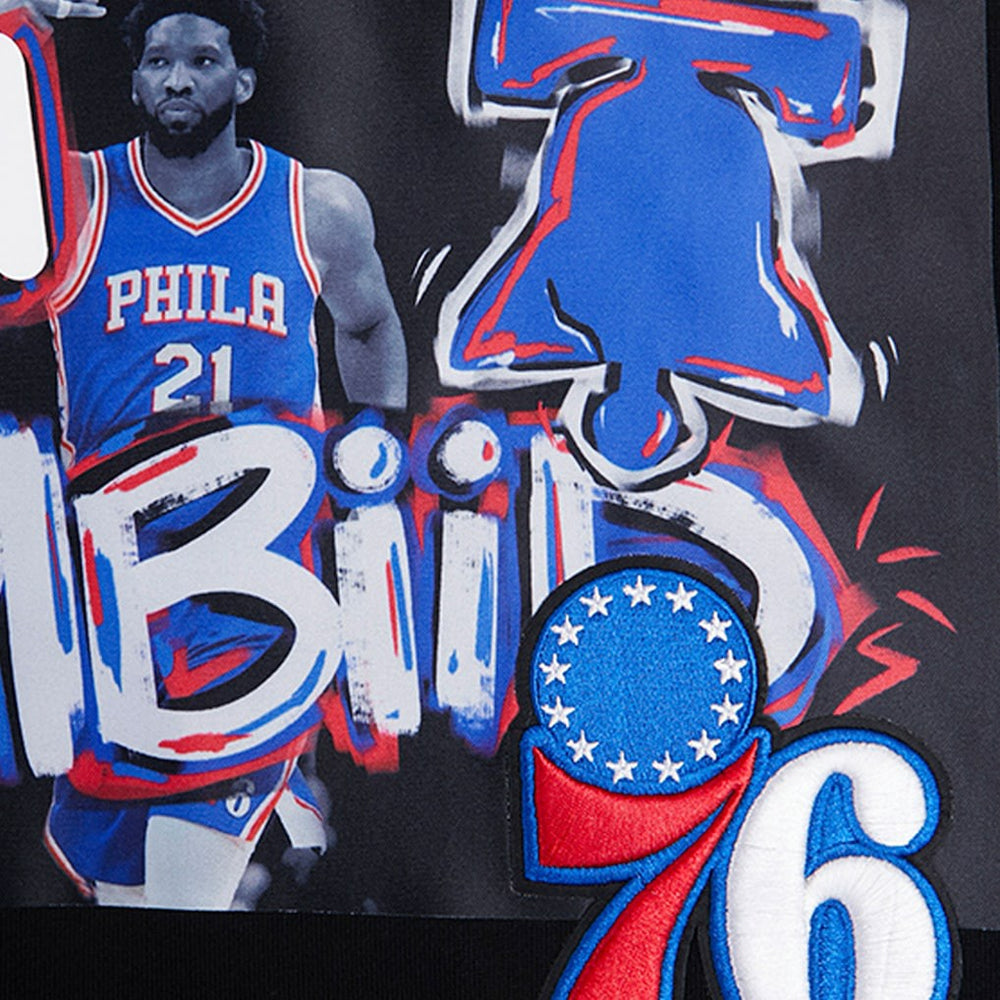 NBA - Joel Embiid Philadelphia 76ers Pro Standard Player Yearbook Pullover Hoodie - Black