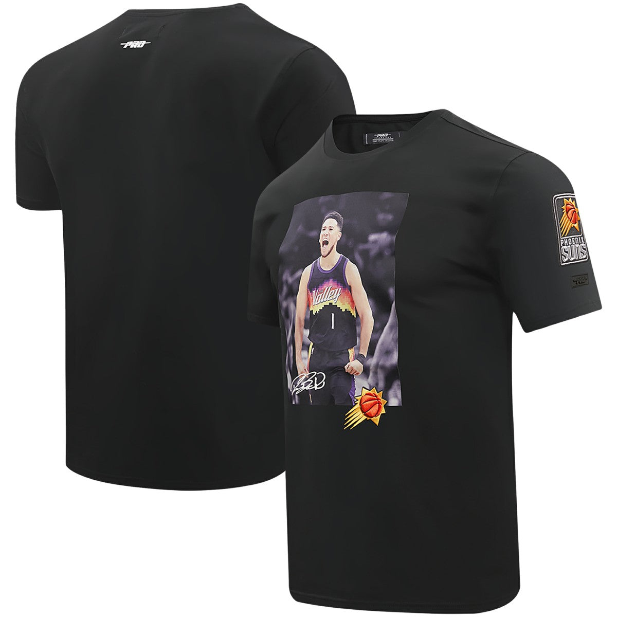 NBA - Devin Booker Phoenix Suns Pro Standard Player Unguardable T-Shirt - Black