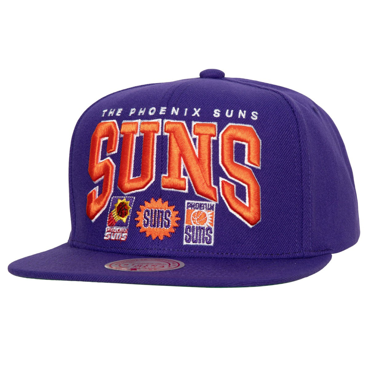 Mitchell & Ness - Phoenix Suns Champ Stack Snapback Hat - Purple