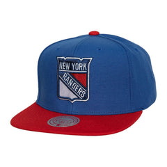 New York Rangers Mitchell & Ness Core Team Ground 2.0 Snapback Hat Blue